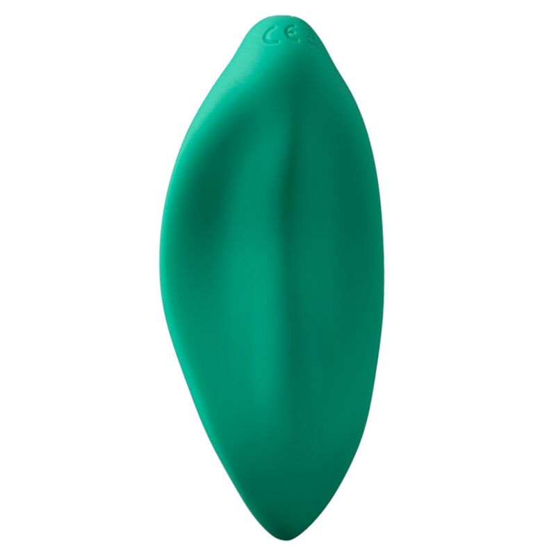 ROMP - VIBRATORE A ONDE STIMOLATORE CLITORIDEO FORMA ERGONOMICA VERDE ACQUA - ROMP | Lingerie Harness Boutique