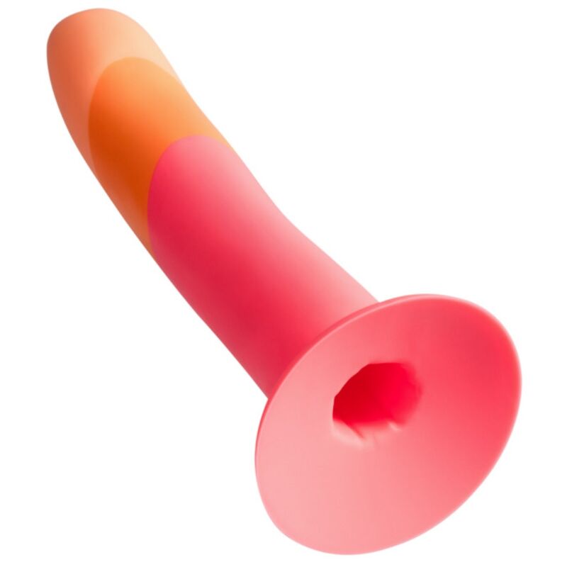ROMP - DIZI DILDO IN SILICONE CON VENTOSA TRICOLORE 18 CM - ROMP | Lingerie Harness Boutique