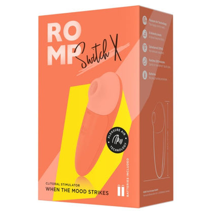 ROMP - SWITCH X STIMOLATORE CLITORIDEO 6 LIVELLI ARANCIONE - ROMP | Lingerie Harness Boutique