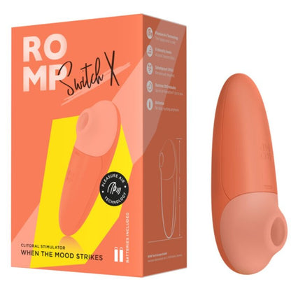 ROMP - SWITCH X STIMOLATORE CLITORIDEO 6 LIVELLI ARANCIONE - ROMP | Lingerie Harness Boutique