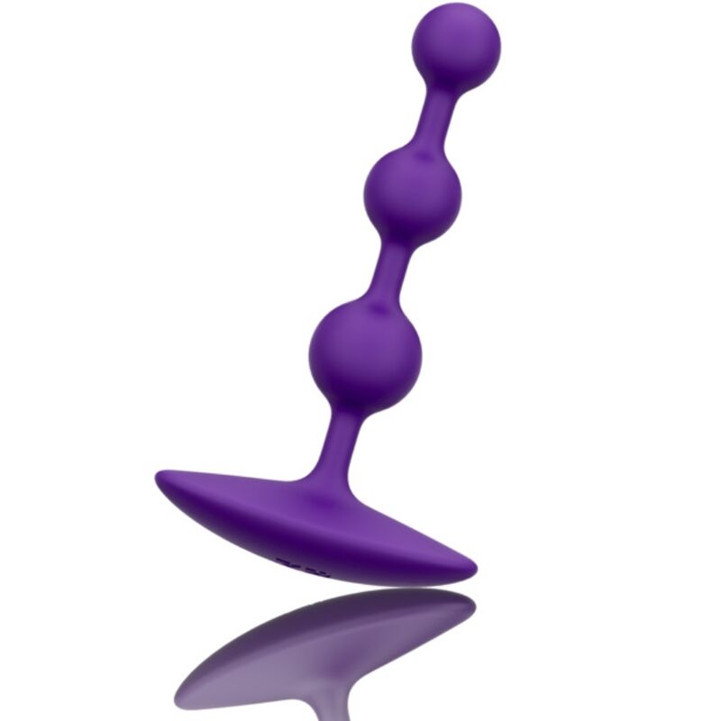 ROMP - AMP PERLE ANALALI IN SILICONE FLESSIBILE VIOLA 12,5 CM VIOLA - ROMP | Lingerie Harness Boutique