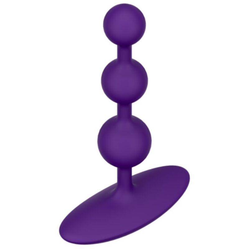 ROMP - AMP PERLE ANALALI IN SILICONE FLESSIBILE VIOLA 12,5 CM VIOLA - ROMP | Lingerie Harness Boutique
