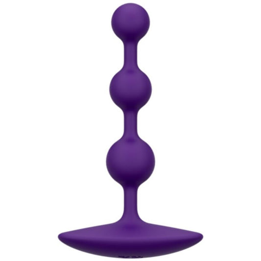 ROMP - AMP PERLE ANALALI IN SILICONE FLESSIBILE VIOLA 12,5 CM VIOLA - ROMP | Lingerie Harness Boutique