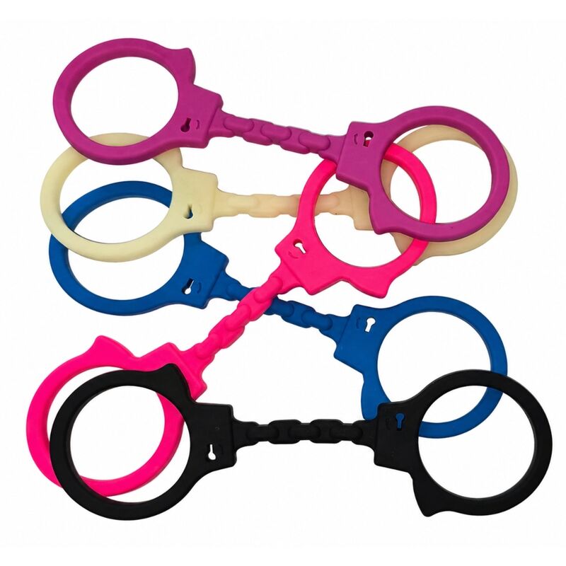 DIABLO PICANTE - MANETTE IN SILICONE NERE - DIABLO PICANTE | Lingerie Harness Boutique