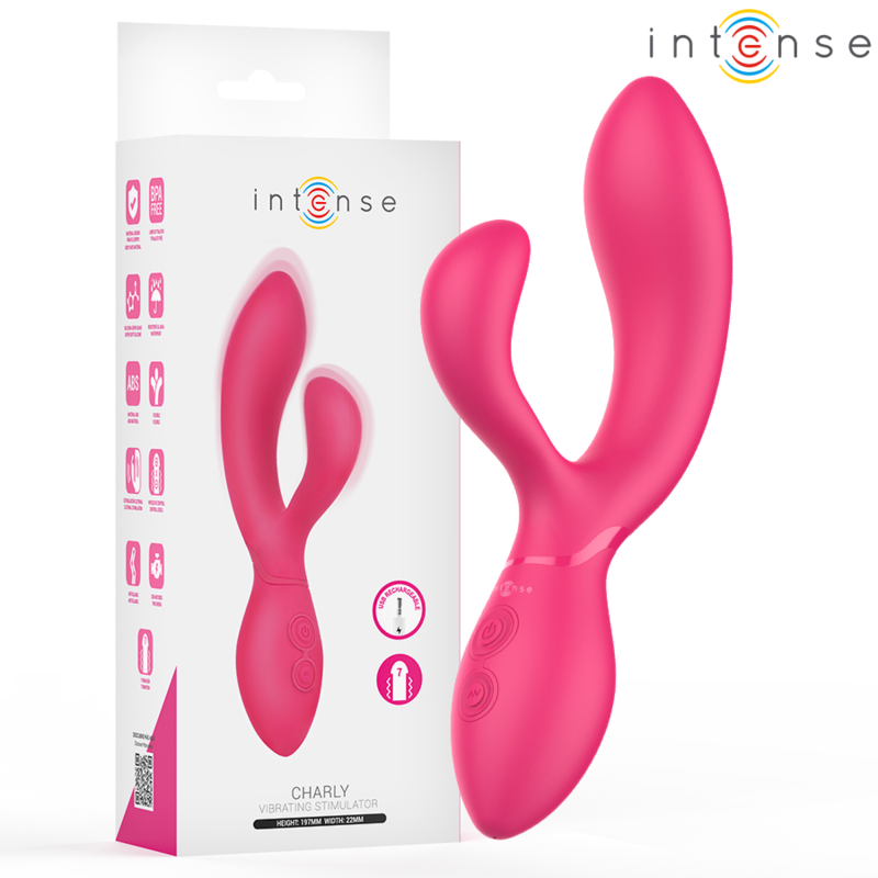 INTENSE - CHARLY STIMOLATORE VIBRANTE ARTICOLATO - INTENSE HIGH TECH | Lingerie Harness Boutique