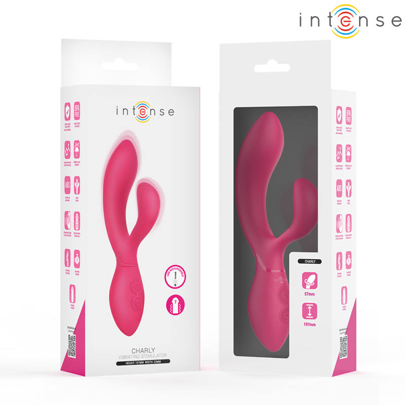 INTENSE - CHARLY STIMOLATORE VIBRANTE ARTICOLATO - INTENSE HIGH TECH | Lingerie Harness Boutique