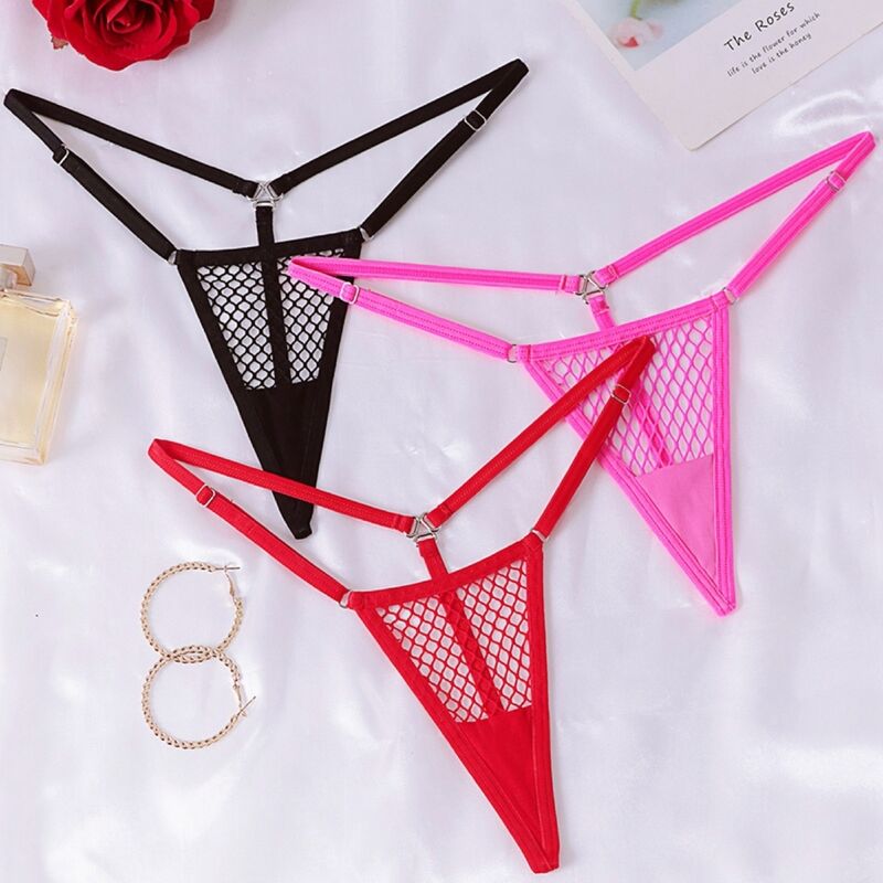 CHILIROSE - CR 4856 MICRO PERIZOMA RETE ROSSO L/XL - CHILIROSE PANTIES & THONGS | Lingerie Harness Boutique