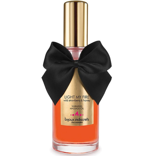 BIJOUX - STRAWBERRY FLAVOURED WARM EFFECT MASSAGE OIL