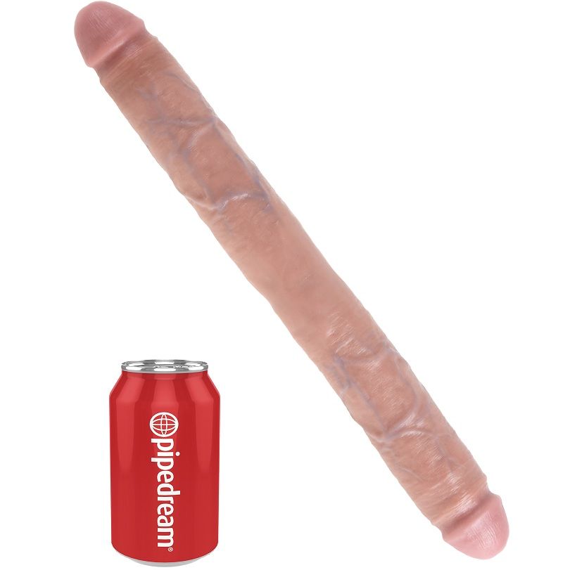 KING COCK - DOPPIO DILDO SPESSO CARNE 40.6 CM - KING COCK | Lingerie Harness Boutique