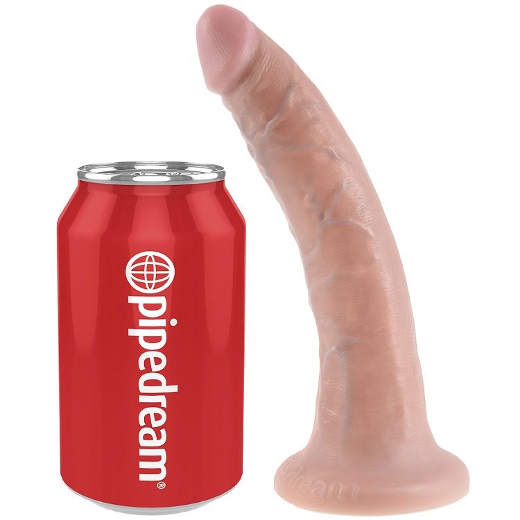 KING COCK - 7 FLESH DILDOS 17.8 CM