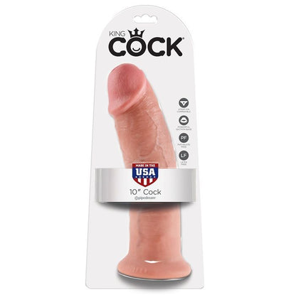 KING COCK - 10 DILDO FLESH 25.4 CM - KING COCK | Lingerie Harness Boutique