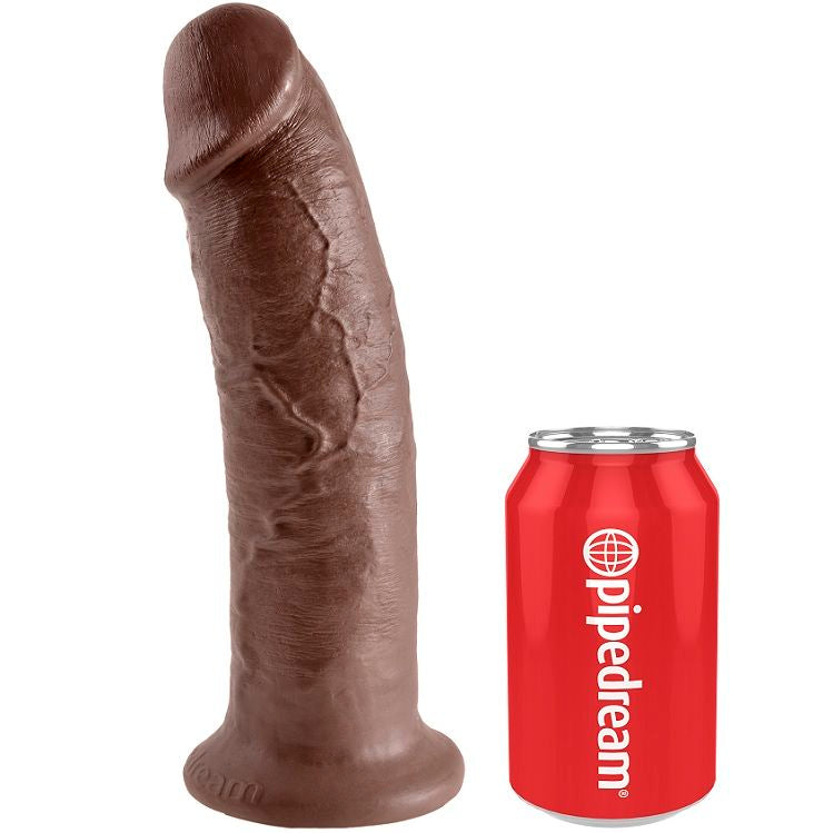 KING COCK - 10 DILDO MARRONE 25.4 CM - KING COCK | Lingerie Harness Boutique