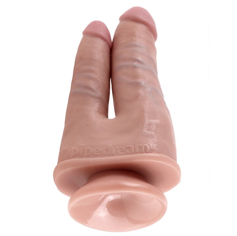KING COCK - DOPPIO PENETRATORE CARNE - KING COCK | Lingerie Harness Boutique