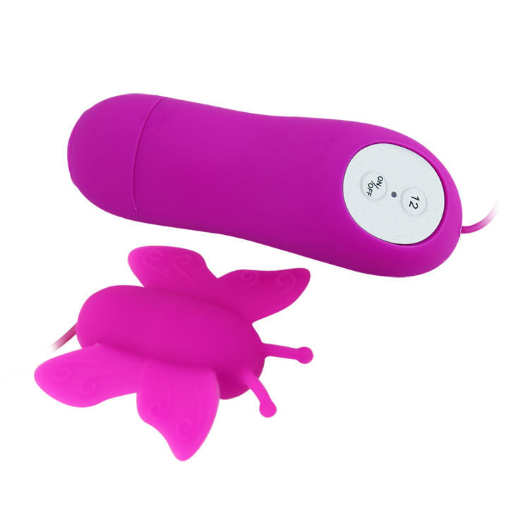 BAILE - LOVE EGGS STIMOLATORE CLITORIDE A FARFALLA 12 VELOCIT TELECOMANDO LILLA - BAILE STIMULATING | Lingerie Harness Boutique