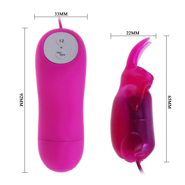 BAILE - SIMPATICO VIBRATORE CONIGLIETTO SEGRETO 12 VELOCIT - BAILE STIMULATING | Lingerie Harness Boutique