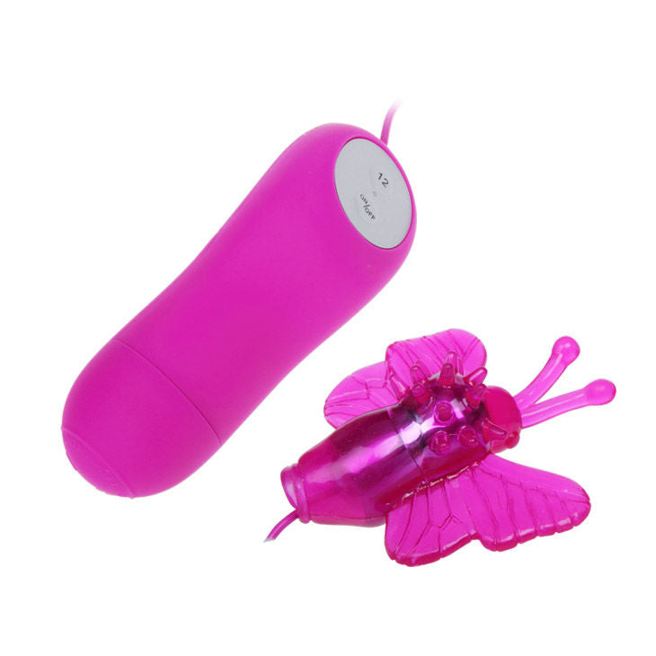 BAILE - VIBRATORE STIMOLATORE FARFALLA SVEGLIO SEGRETO 12V - BAILE STIMULATING | Lingerie Harness Boutique