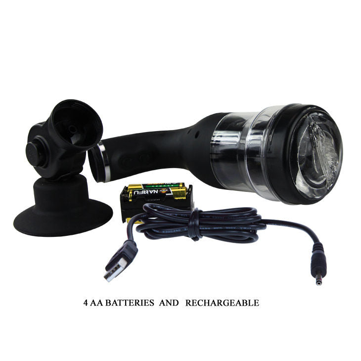 BAILE - MASTURBATORE AUTOMATICO ROTATION LOVER CON SUPPORTO - BAILE FOR HIM | Lingerie Harness Boutique