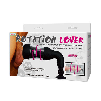 BAILE - MASTURBATORE AUTOMATICO ROTATION LOVER CON SUPPORTO