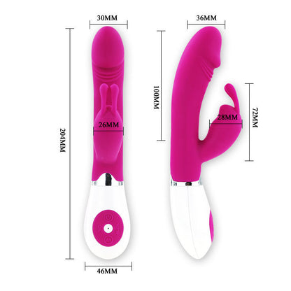 PRETTY LOVE - FLIRTANT VIBRATOR WITH RABBIT GENE