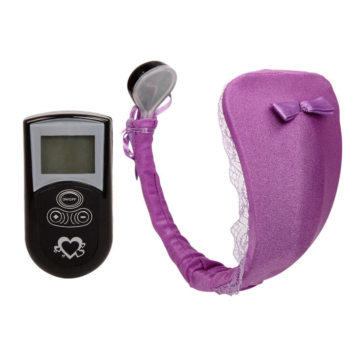 BAILE - PERIZOMA CON VIBRATORE CON TELECOMANDO LILLA - BAILE STIMULATING | Lingerie Harness Boutique