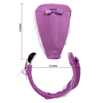 BAILE - PERIZOMA CON VIBRATORE CON TELECOMANDO LILLA - BAILE STIMULATING | Lingerie Harness Boutique