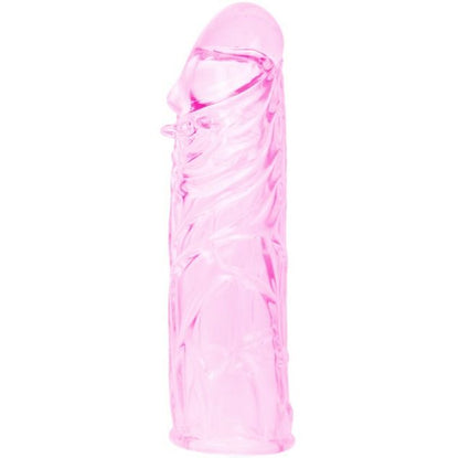 BAILE - PINK STIMULATING SILICONE PENIS COVER 13CM