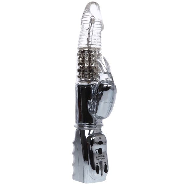 BAILE - AMOUR MISSILE TRASPARENTE ROTANTE 26.5 CM - BAILE ROTATIONS | Lingerie Harness Boutique