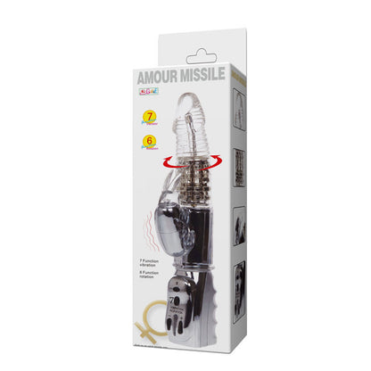 BAILE - AMOUR MISSILE TRASPARENTE ROTANTE 26.5 CM - BAILE ROTATIONS | Lingerie Harness Boutique