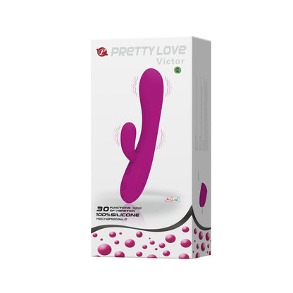 PRETTY LOVE - SMART VIBRATOR VICTOR WITH CLITORAL STIMULATOR