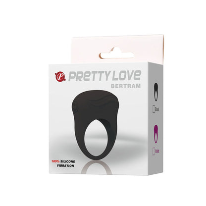 PRETTY LOVE - BERTRAM ANELLO VIBRATORE NERO - PRETTY LOVE MALE | Lingerie Harness Boutique
