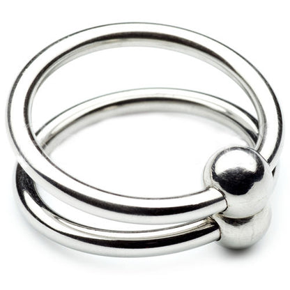 METAL HARD - ANELLO DOPPIO GLIAN 28MM - METAL HARD | Lingerie Harness Boutique