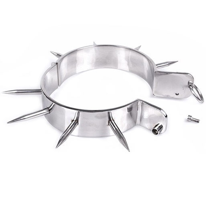 METAL HARD - COLLARE SCHIAVO BDSM CON PUNTI - METAL HARD | Lingerie Harness Boutique