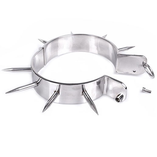 METAL HARD - COLLARE SCHIAVO BDSM CON PUNTI - METAL HARD | Lingerie Harness Boutique