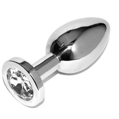METAL HARD - PLUG ANALE DIAMOND TRASPARENTE PICCOLO 5.71CM - METAL HARD | Lingerie Harness Boutique