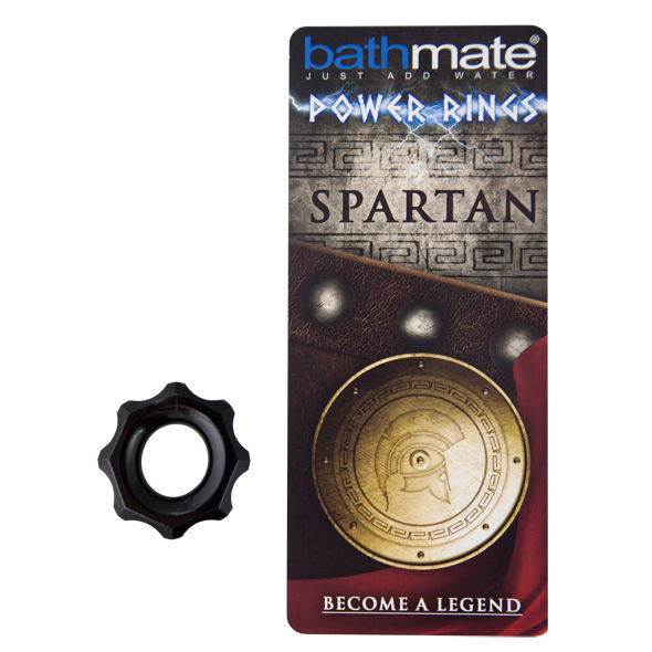 BATHMATE - ANELLO PER PENE NERO SPARTAN - BATHMATE | Lingerie Harness Boutique
