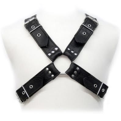 LEATHER BODY - HARNESS WITH BUCKLES