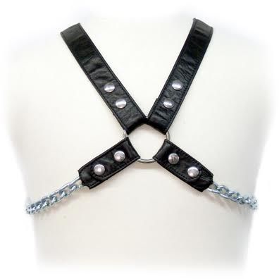 LEATHER BODY - IMBRACATURA A CATENA II - LEATHER BODY | Lingerie Harness Boutique