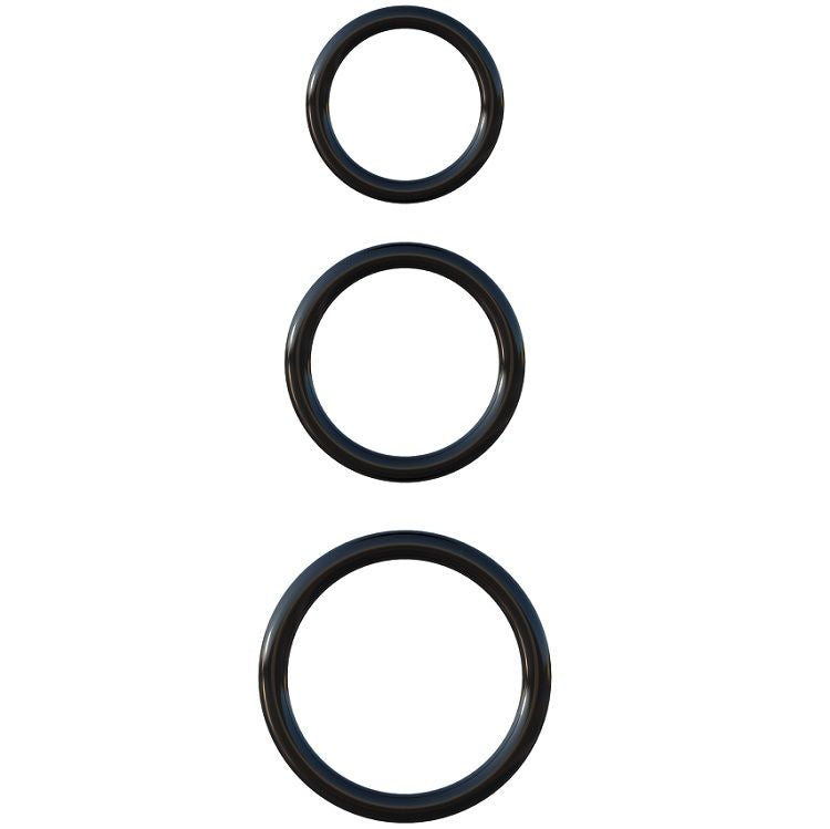 FANTASY C-RINGZ - SET OF 3 SILICONE STAMINA RINGS