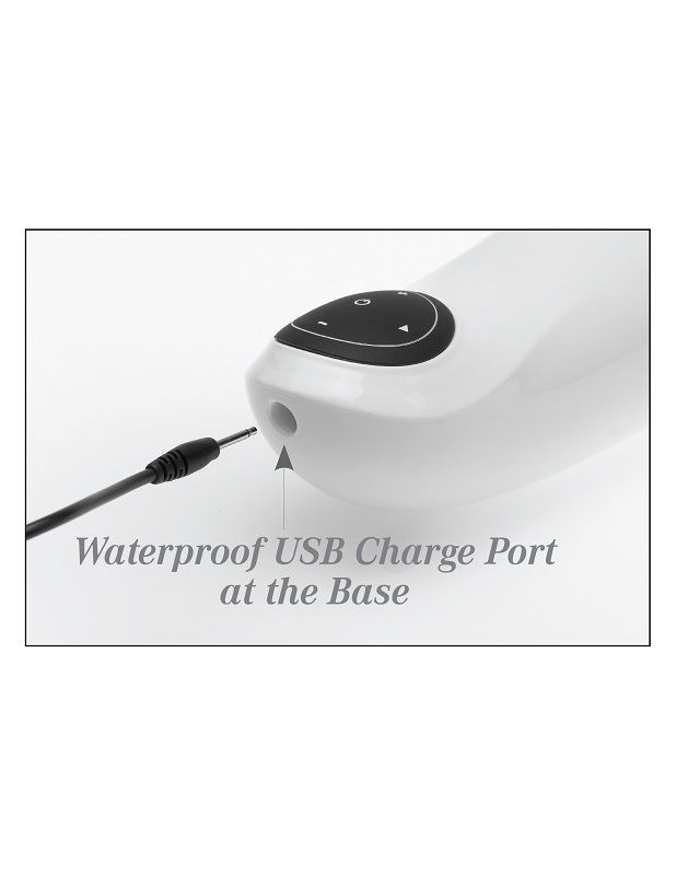 EXTREME TOYZ - PDX MEGA BATOR USB MASTURBATORE MASCHIO VAGINA BIANCO - EXTREME TOYZ | Lingerie Harness Boutique