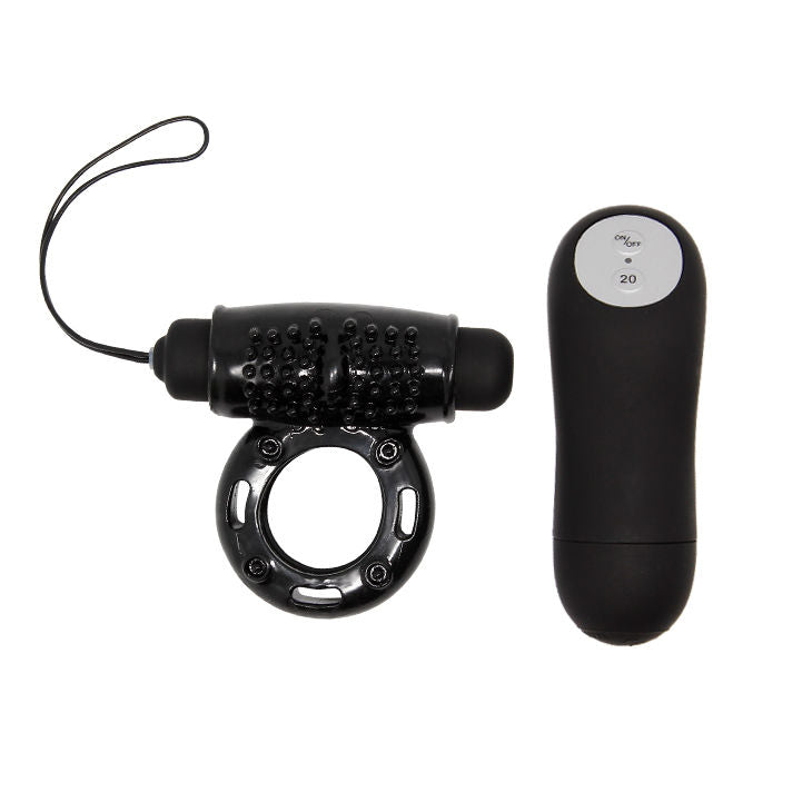 BAILE - TELECOMANDO RING NERO 20V - BAILE FOR HIM | Lingerie Harness Boutique