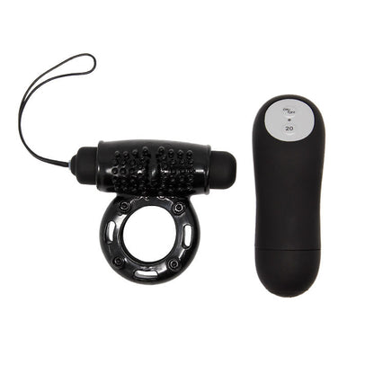 BAILE - TELECOMANDO RING NERO 20V - BAILE FOR HIM | Lingerie Harness Boutique