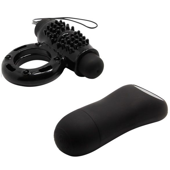BAILE - TELECOMANDO RING NERO 20V - BAILE FOR HIM | Lingerie Harness Boutique