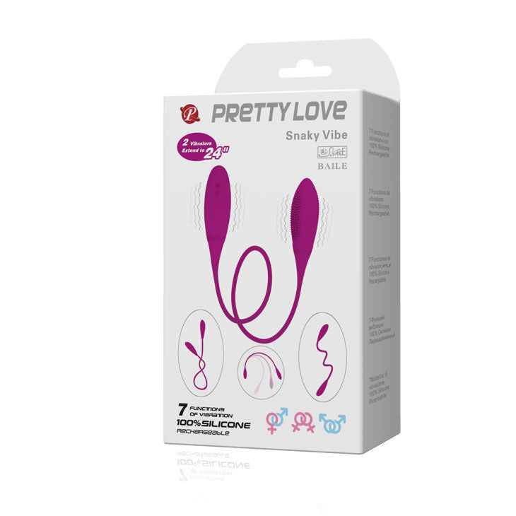 PRETTY LOVE - VIBRATORE SNAKY DELUXE 7 V - PRETTY LOVE SMART | Lingerie Harness Boutique