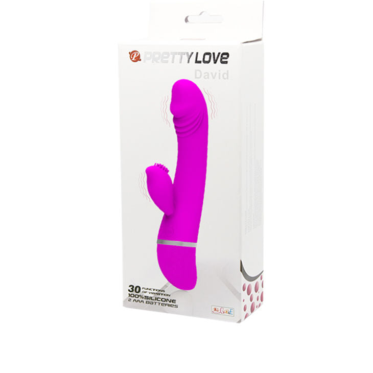 PRETTY LOVE - FLIRTAZIONE VIBRATORE CON CONIGLIO DAVID - PRETTY LOVE FLIRTATION | Lingerie Harness Boutique