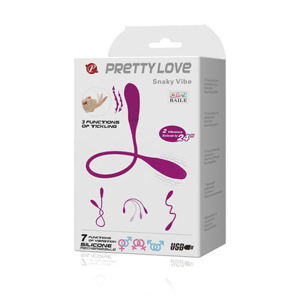 PRETTY LOVE - SMART VIBRATOR SNAKY VIBE 7 V + 3 PAD