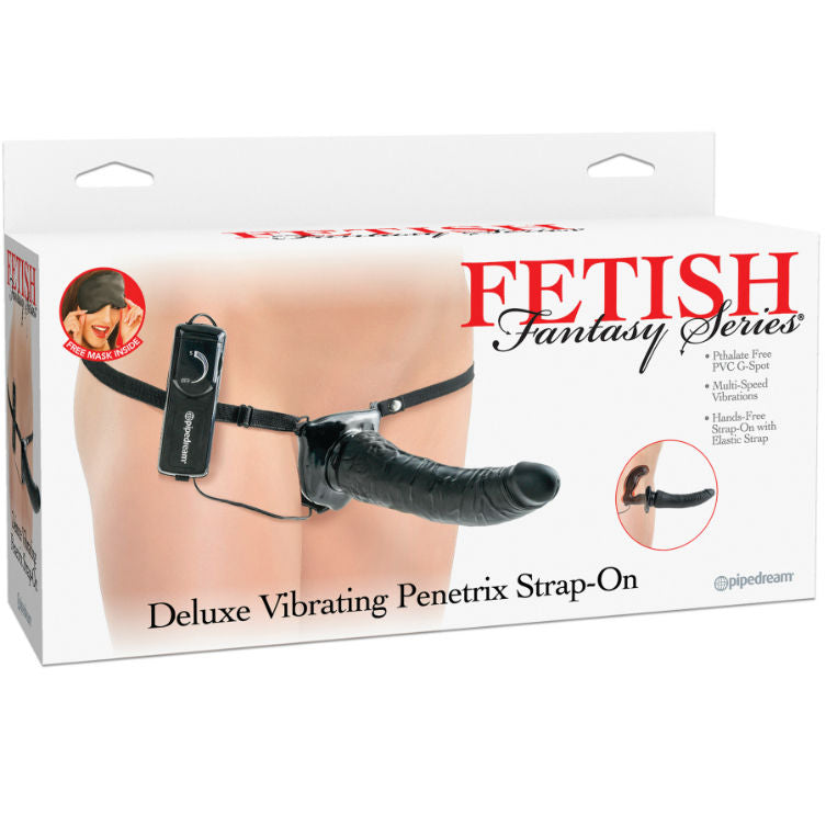 FETISH FANTASY SERIES - VIBRATING STRAP-ON PENETRIS DELUXE