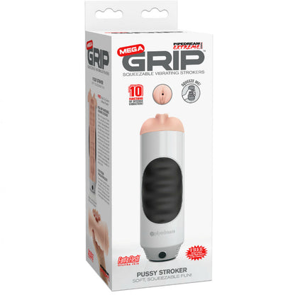 EXTREME TOYZ - VIBRATORE MASTURBATORE VAGINA PIPEDREAM MEGA GRIP - EXTREME TOYZ | Lingerie Harness Boutique