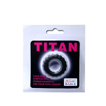 BAILE - COCKRING TITAN NERO 2 CM - BAILE FOR HIM | Lingerie Harness Boutique