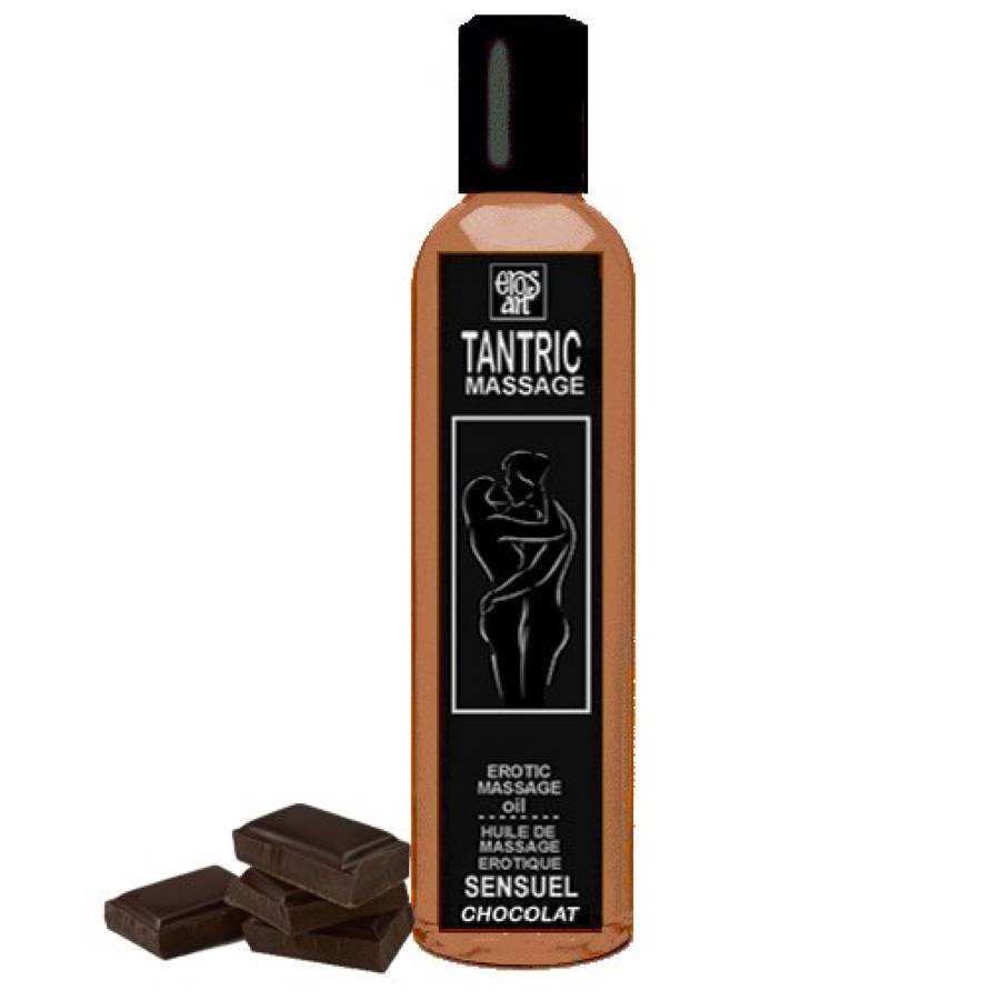 EROS-ART - NATURAL APHRODISIAC TANTRIC MASSAGE OIL WITH CHOCOLATE 200 ML