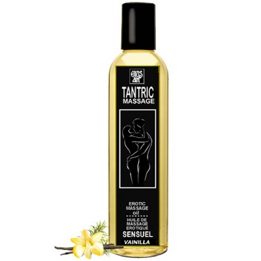 EROS-ART - NATURAL TANTRIC MASSAGE OIL AND APHRODISIAC VANILLA 200 ML